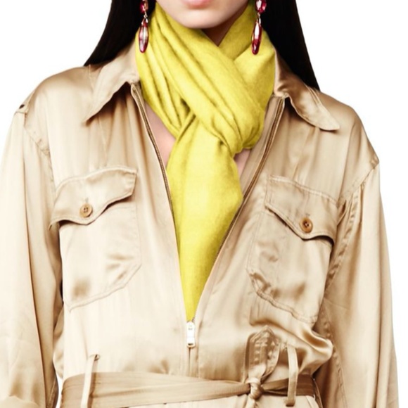 Accessories - 🔥SALE🔥Canary yellow scarf with Fringes